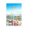 Factory Price High Mast Stadium Street Lamp Lighting Pole